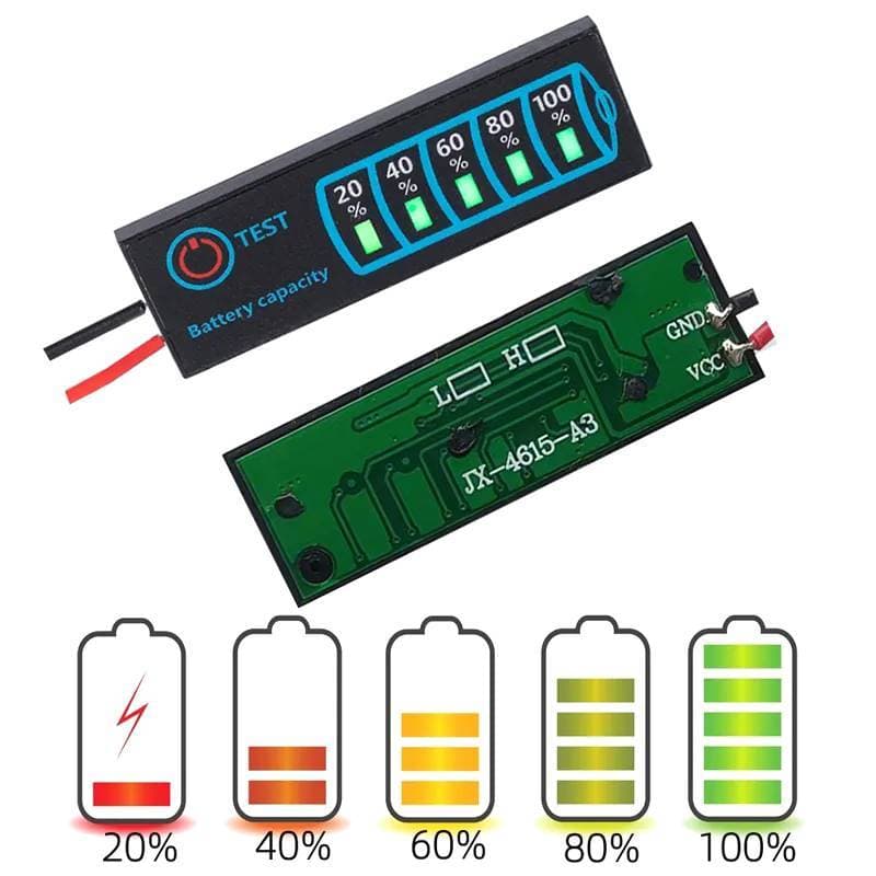 1S-8S Li-ion Lítio 5-30V Chumbo Ácido Indicador De Nível Da Bateria Testador Display LCD Medidor Módulo Capacidade De Te
