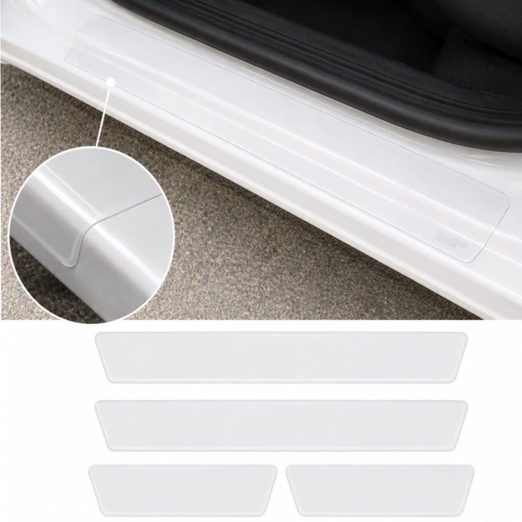 kit protetores de soleiras PPF Transp p/ BYD Dolphin Mini