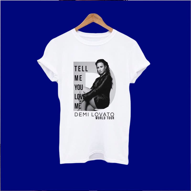 Camiseta Blusa T-shirt - Demi Lovato Camisa 100% Algodão