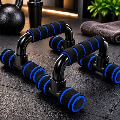 Apoio para Flexão IronPush™ Par Pegadores Anatômicos Antiderrapante Treino Fitness Academia