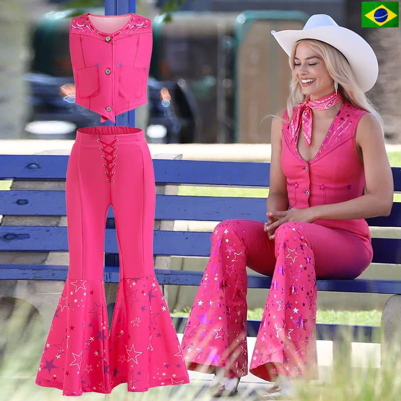 Conjunto de Brincadeira de Simulação da Barbie da Vida Real - Conjunto de Duas Peças para Meninas |     Apresentações 12