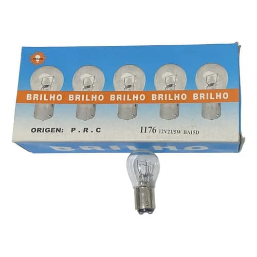 Lâmpada 2 Polos 12v 1176 Chana Rely Lifan Chery Dfm Caoa