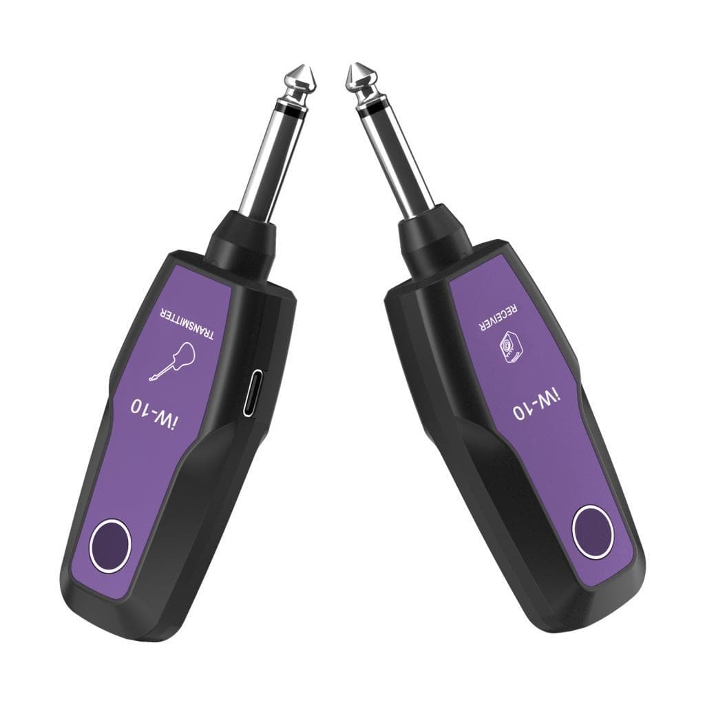 Sistema de guitarra sem fio Conjunto de receptor e transmissor 2.4G Bateria de 6 a 9 horas com carregamento tipo C Plug