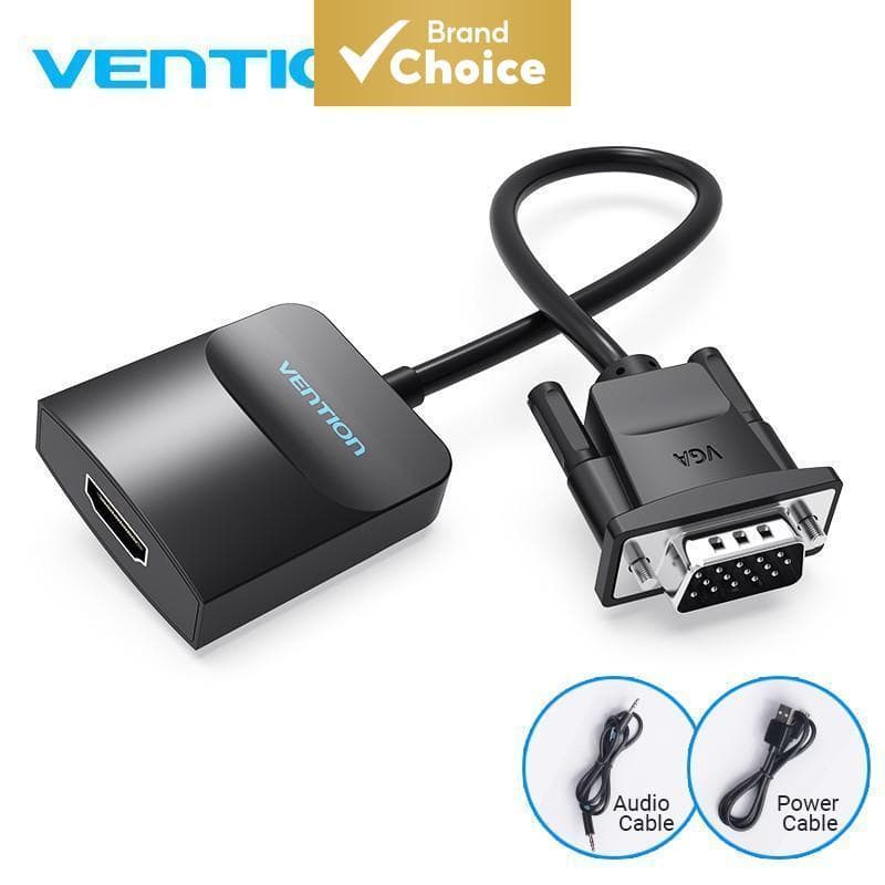 Vention 1080P VGA Para Cabo Conversor Adaptador HDMI Computador PC
