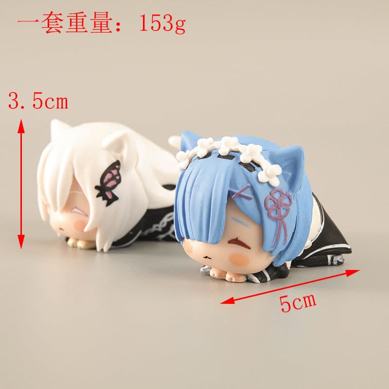 Figura Terrari Cartoon Life Modelo Bidimensional Mercadoria Ornamentos Zero Diferença Mini Anime Figura World Ram