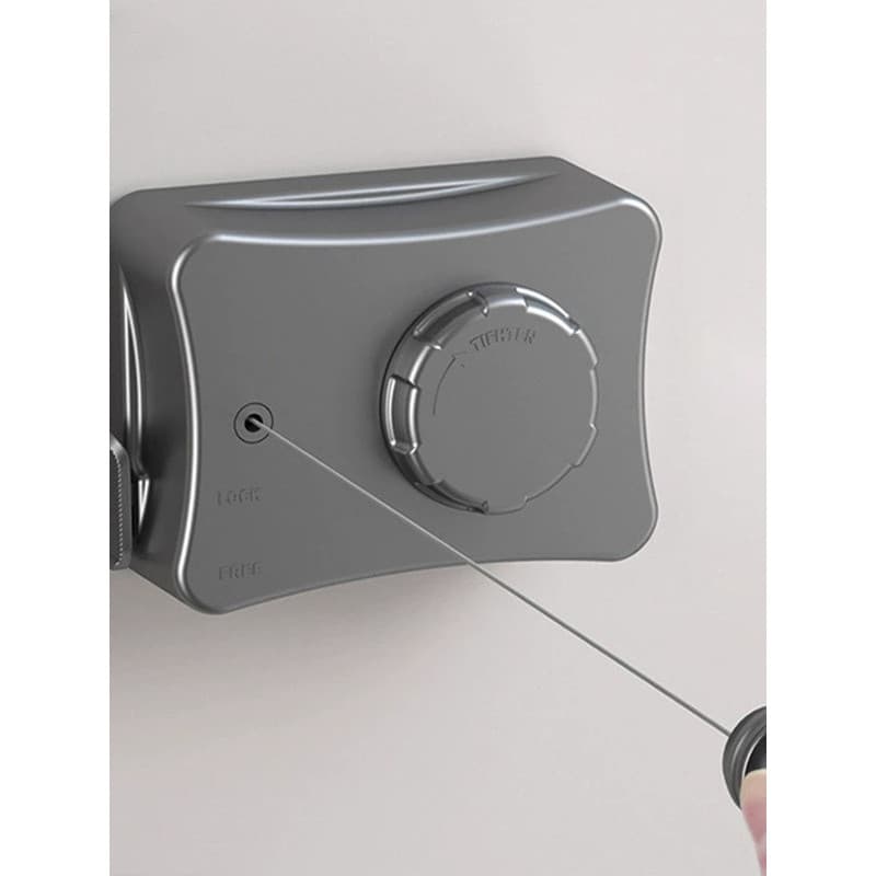 Varal retrátil invisível roupas de secagem interior sem perfuração toalete retrátil varanda fio corda Rack doméstico pen