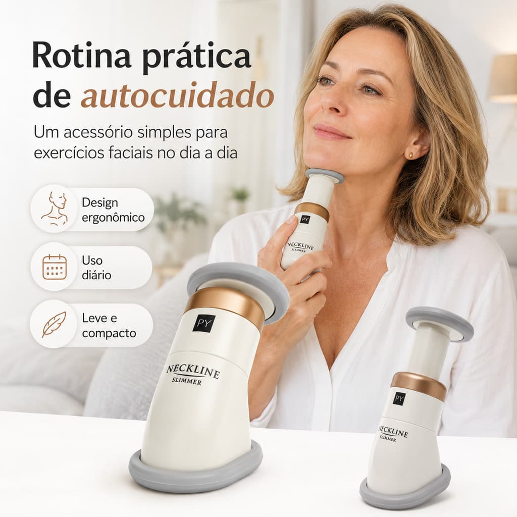 Aparelho Tira Papada Redutor Medidas Anti Idade Do Pescoço Massagem