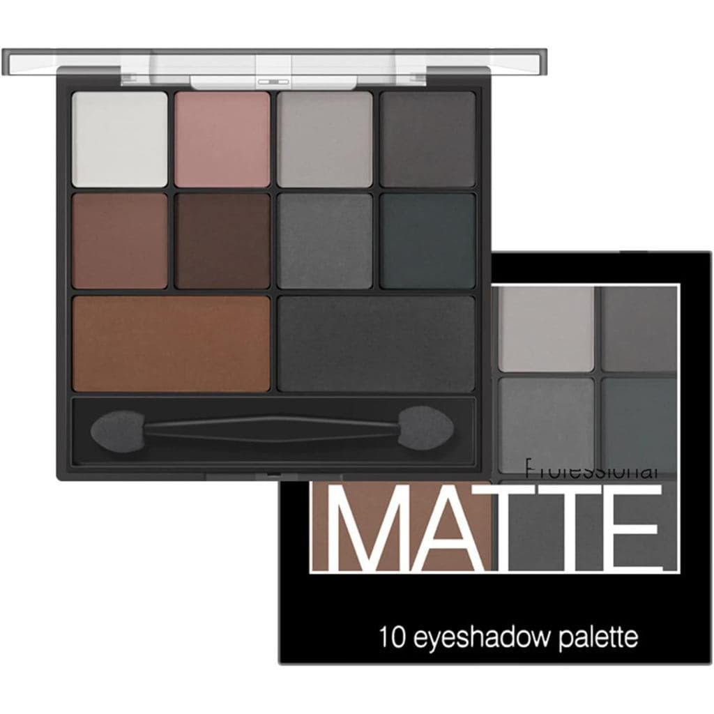 Paleta de Sombras HERBENJOY, Paleta Matte Completa com 10 Tons de Sombra e Conjunto de Maquiagem, Cor Intensa, Sombras C