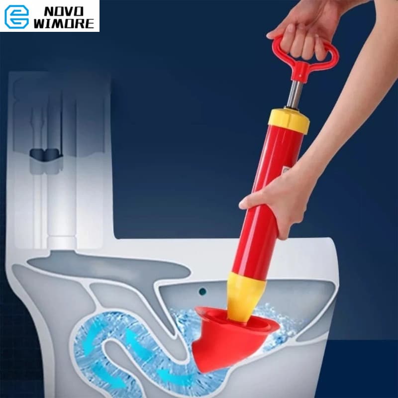 [HWC] Desentupidor Alta Pressão Bomba Sucção Ventosa 150mm Para Vaso Sanitário Pia e Ralos Doméstico