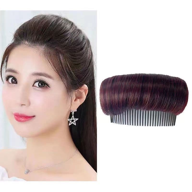 Peruca almofada pente de cabelo fofo franja de cabelo fofo almofada de cabelo grampo de cabelo almofada de cabelo raiz d