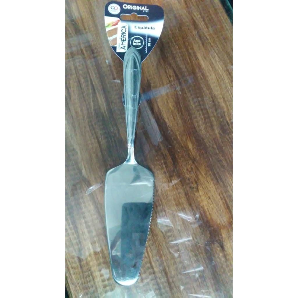 Espátula para Servir Bolo e Torta em Aço Inoxidável 25cm