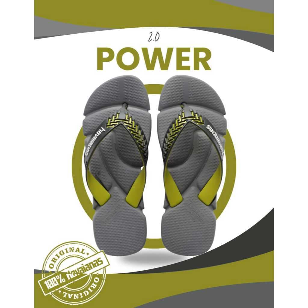 Chinelo Havaianas Power Lançamento Solado Anatômico e modelo esportivo