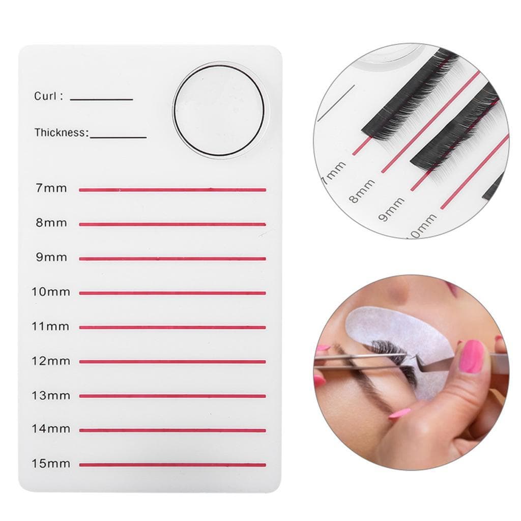 keaostore Extensões De Cílios Plástico Olho Lash Suporte Palete Preto Vison Postiços Uso Do Salão De Beleza (0