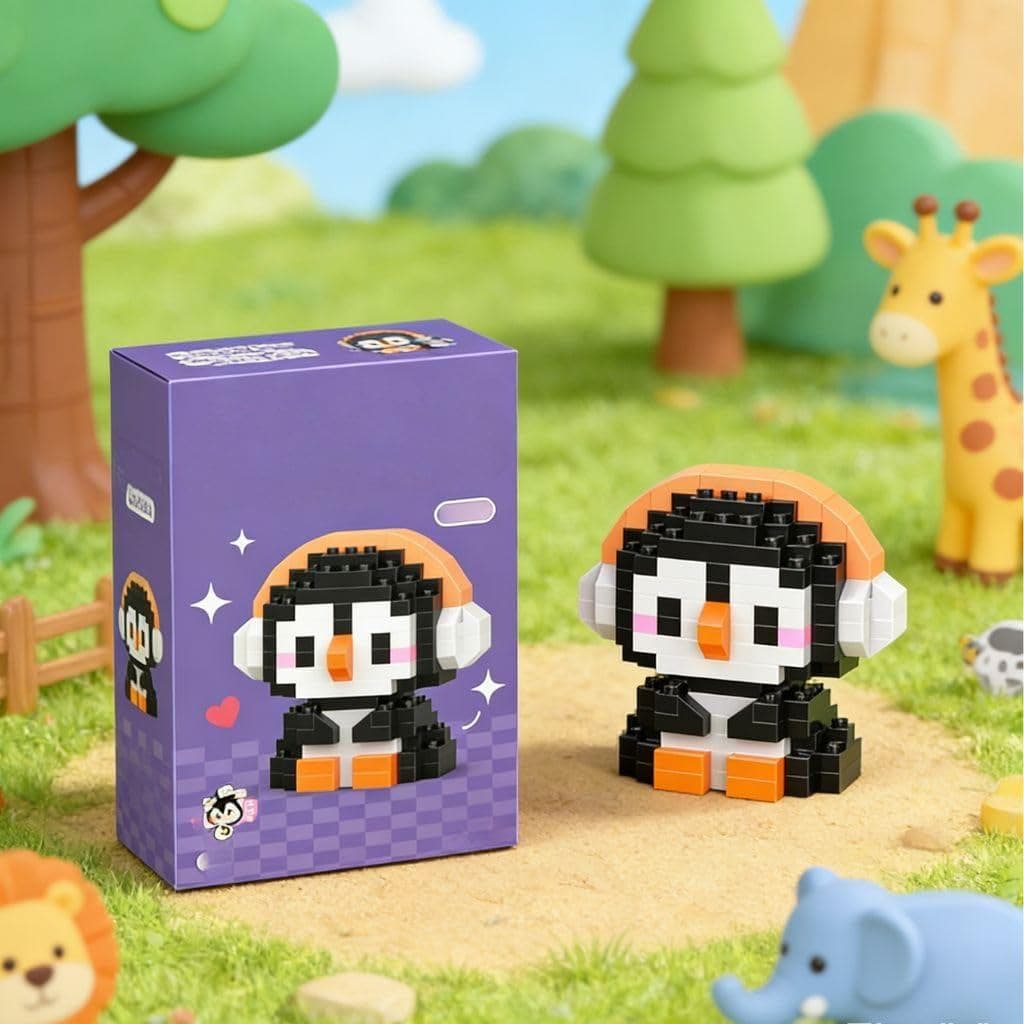 Coleção de Miniaturas de Pinguins Adoráveis, Conjunto Colecionável de 2,4 Polegadas para Decoração de Mesa, Ótima Ideia