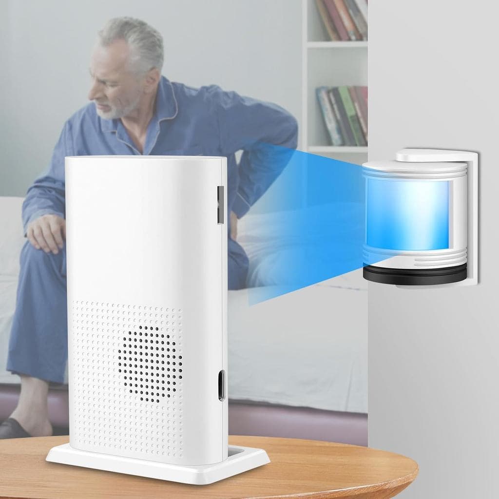 Alarme de Cama com Sensor de Movimento e Prevenção de Quedas para Idosos/Demênticos, Alarme com 5 Níveis de Volume, 36 M