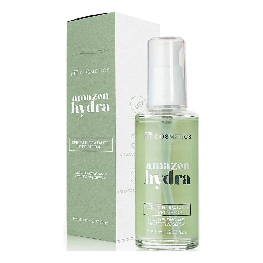 Serum Capilar Amazon Hydra Leve De Rápida Absorção 60ml Fit Cosmetics