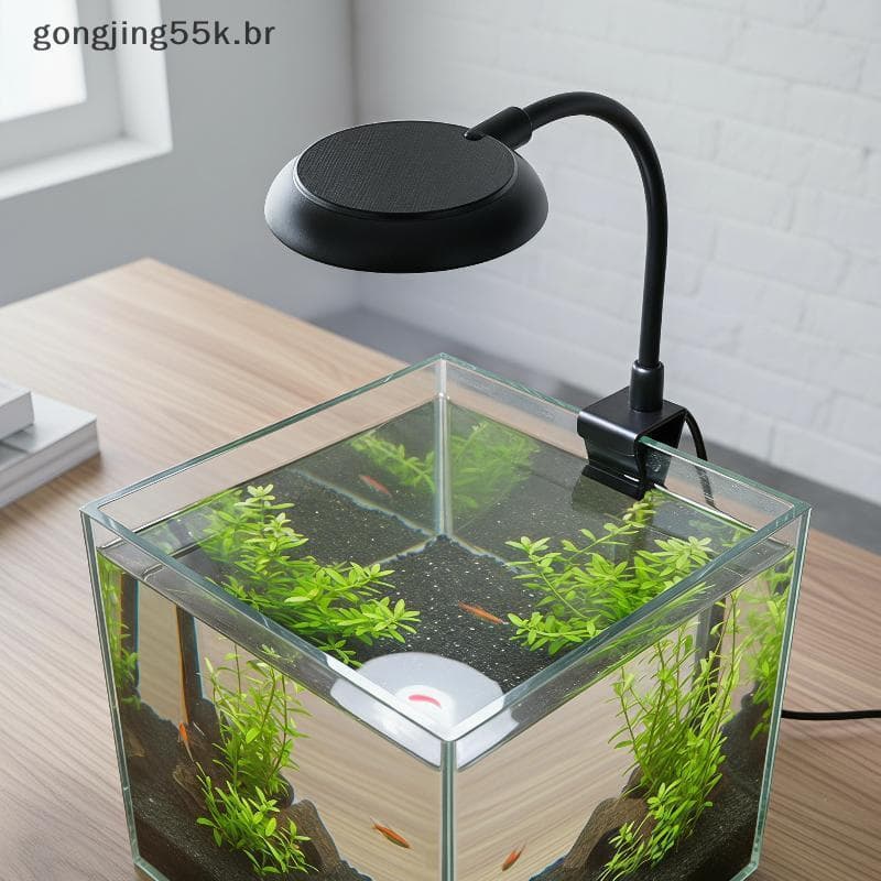 gon Clip-on USB Aquarium LED Light 3 Modos De Iluminação Lâmpada De Tanque De Peixes De Baixo Consumo De Energia Para Pa