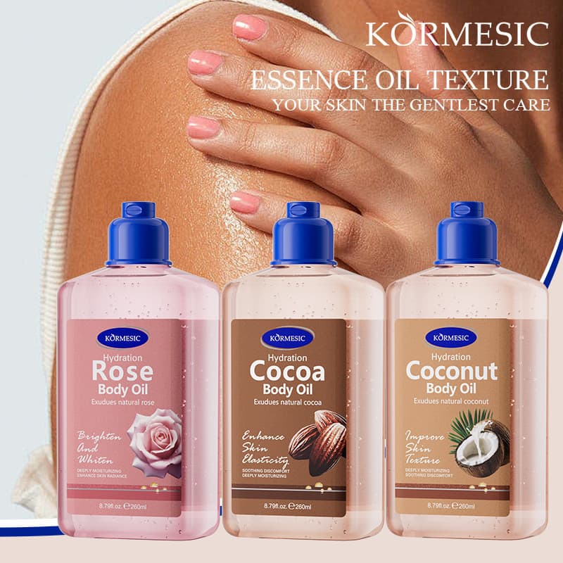 Estoque pronto KORMESIC Body Oil Series Óleo corporal hidratante para cuidados com a pele Q0810