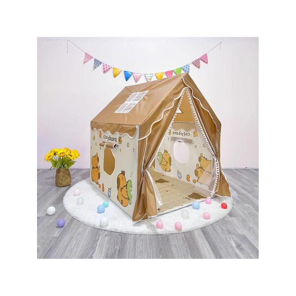 🔥 Barraca Infantil Cabana Tenda 🔥 Barraca de Princesa Castelo Portátil VENDA QUENTE Decoração de Quarto de Menina Tend