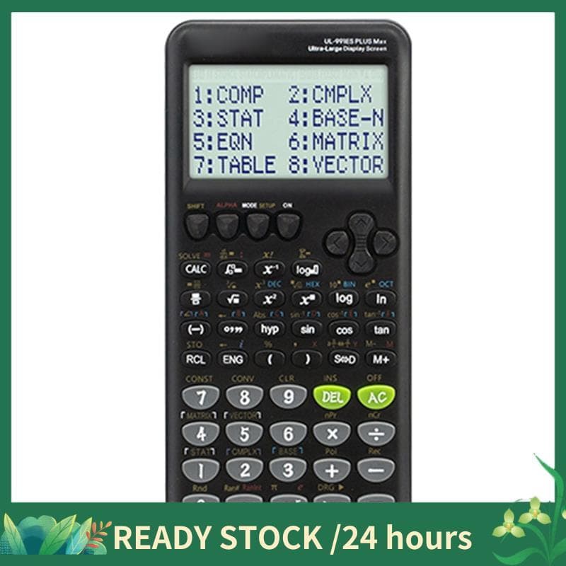 Calculadora De Função Científica De Tela Grande 417 Multifuncional Com Caneta À Base De Água Preta