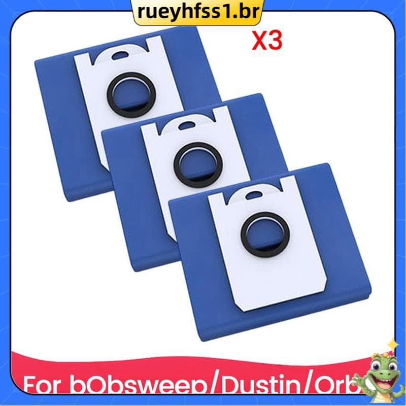 Sacos De Pó De Substituição Para BObsweep Aspiradores Robô Dustin E-I , Vasilha De Vácuo De Grande Capacidade