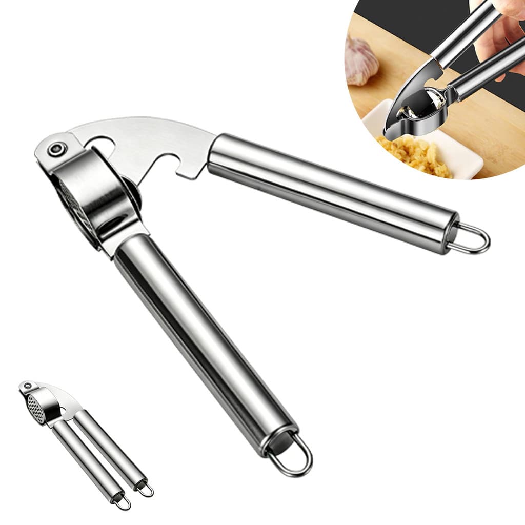 Espremedor Alho Aço Inox 410 Triturador Amassador Moedor Cozinha
