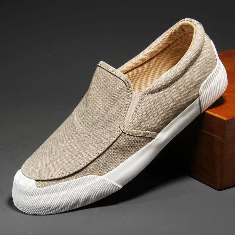 Sapatos de lona de verão masculino novo estilo respirável baixo-topo sapatos masculinos de sola macia All-Match tênis ca