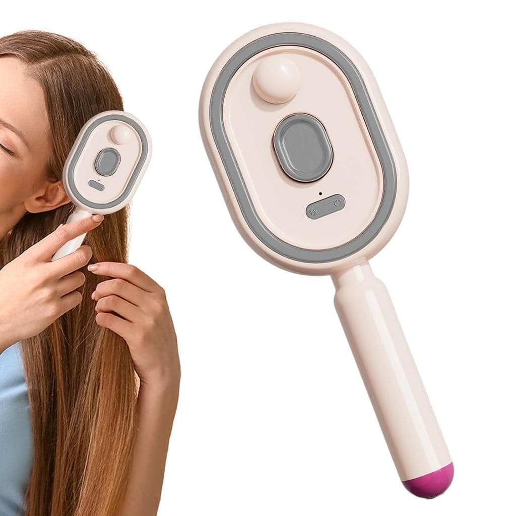 Escova de Água para Cabelo, Pente com Névoa Vibratória | Escova de Massagem com Almofada de Ar Elétrica com Luz Vermelha