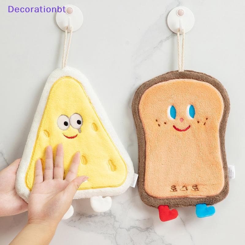 Decorationbt Versão Coreana Bonito Dos Desenhos Animados Toalha De Mão Novo Estilo Pendurado Pano De Secagem Rápida Cria