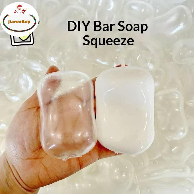 jiarenitop DIY Simulação Artesanal Sabão Squeeze Brinquedo Escudo Substituível Portátil Alívio Do Estresse Para Adolesce