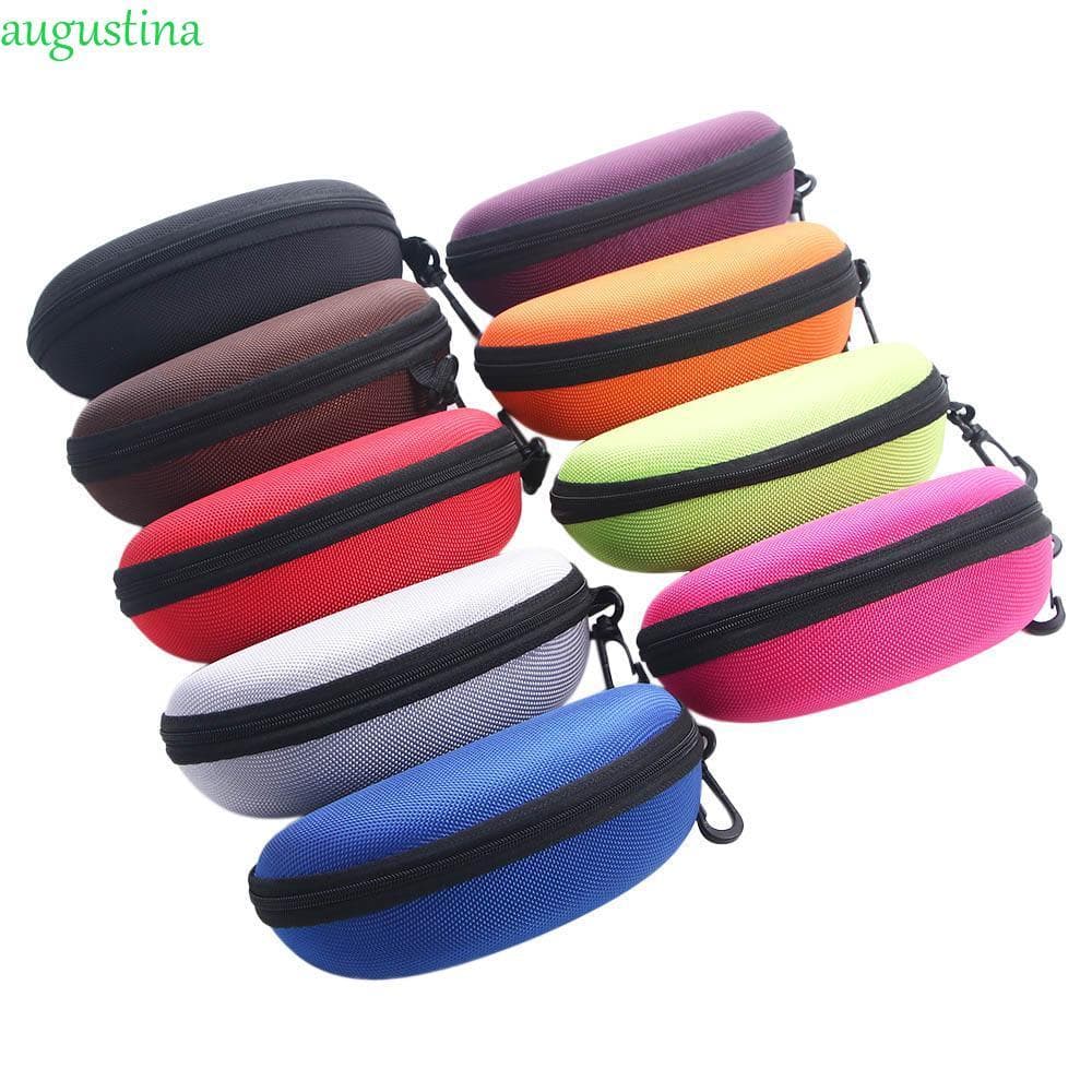 AUGUSTINA Bolsa De Óculos De Sol Fashion Caixa Com Zíper Gancho Protetor Masculino Feminino Molusco