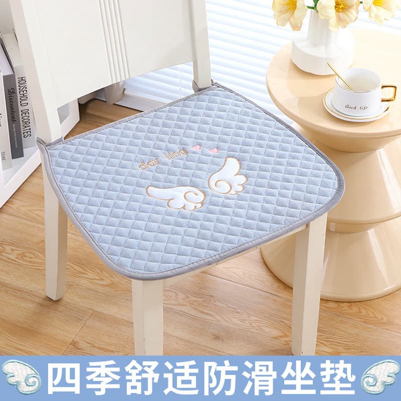 Almofada de cadeira novo estilo almofada doméstica antiderrapante mesa de jantar almofada de cadeira de jantar quatro es