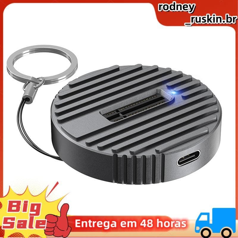 M . 2 Protocolo Duplo SSD Caixa De Unidade De Estado Sólido NVME/SATA10G Tipo Base De Disco Rígido Móvel Externo-C3.1 Ge