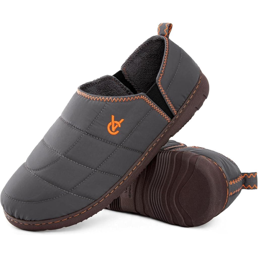 Chinelos Masculinos Acolchoados De Dois Tons VeraCosy Com Sola Antiderrapante | Casa , Leve , Interior , Respirável , Bl