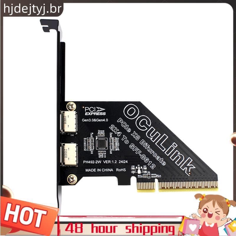 Placa Adaptadora SFF 8611 E 8612 Para-8639 U . 2 SSD Suporte Converter De Expansão De 2 Portas Gráfica Externa Win/Linux