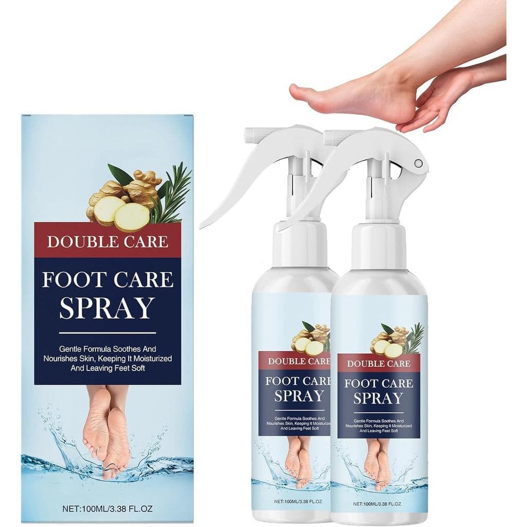 Spray para os pés hidratante e de secagem rápida, proporciona hidratação duradoura, deixando seus pés macios, ideal para