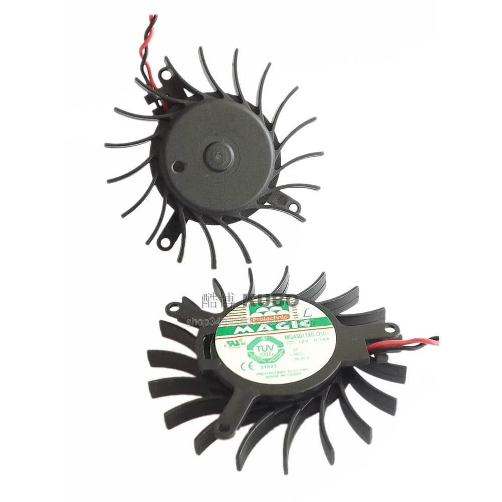 MAGIC MGA5012XR Turbo Fan Placa Gráfica Ventilador 2 Pinos Suporte 5V-12V