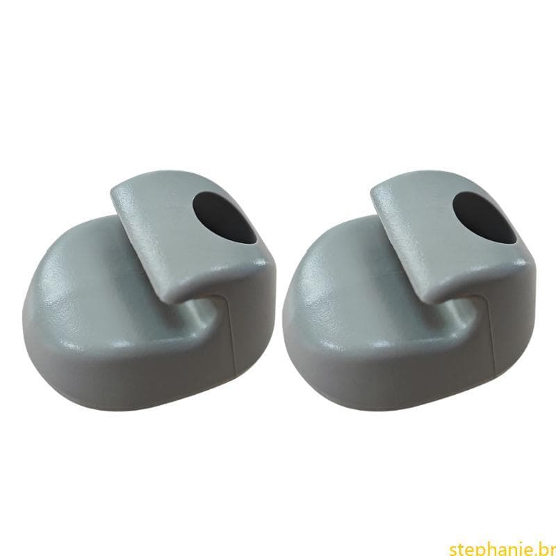 Melhor 2 Unidades Clipe Proteção Solar S161023-661 Para Caminhões Grandes Cinza Interior Forte PC ABS Componente F