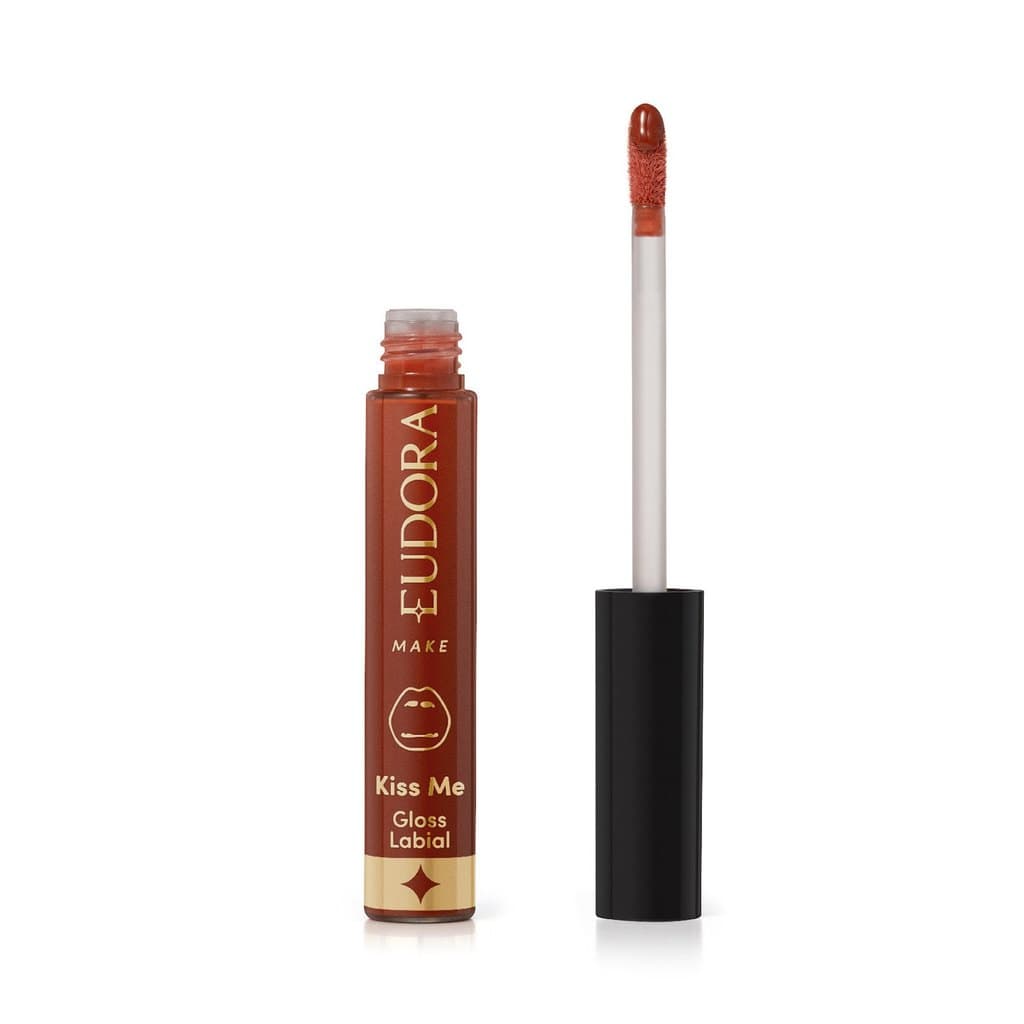 Eudora Make e Adam Mitch Gloss Labial Kiss Me Canela 5,2ml