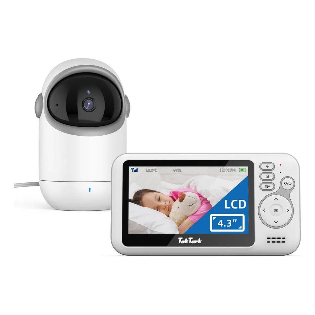 Baba Eletronica Monitor com Camera e Visao Noturna TakTark BM812