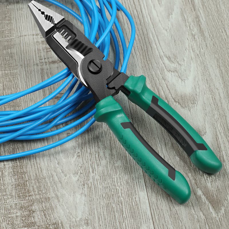 Alicate eletricista descascador de fios Alicate multifuncional Alicate manual Universal de grau profissional Alicate par