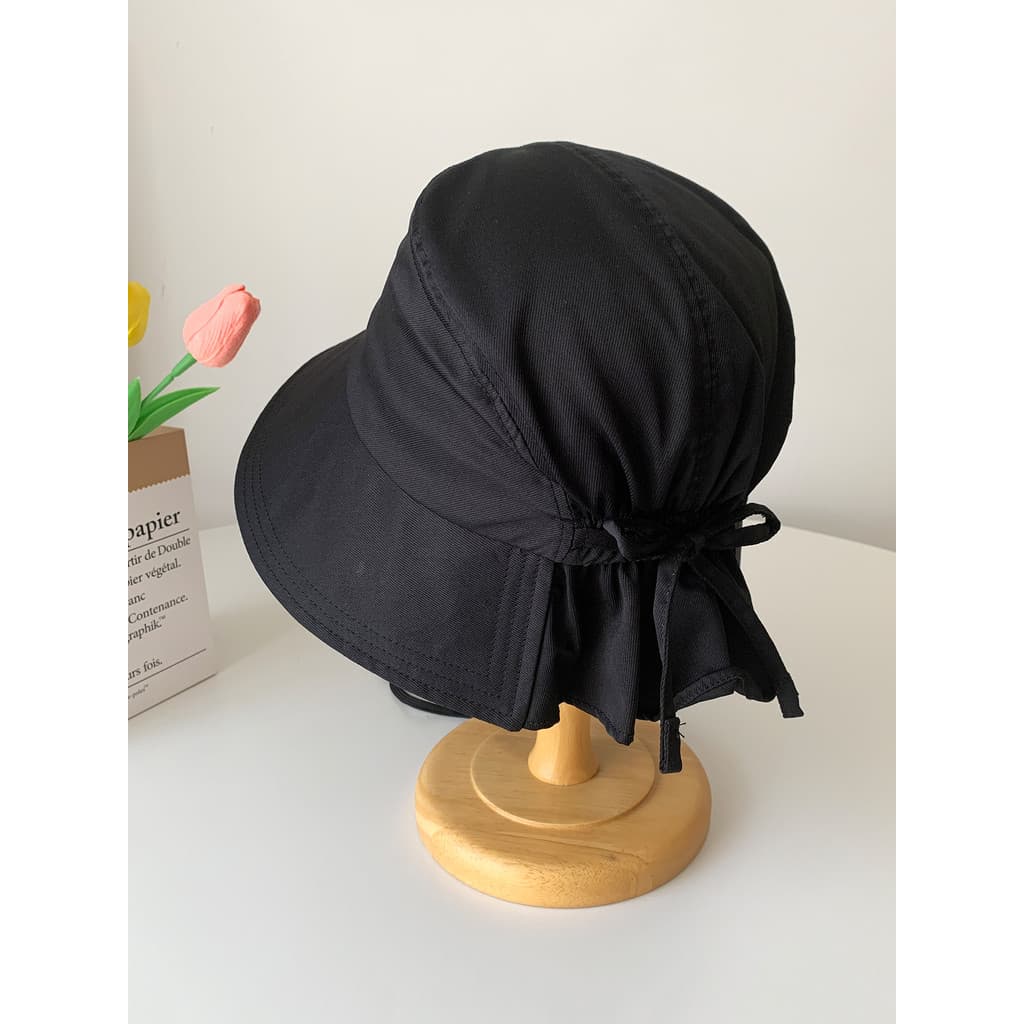 Chapéu balde feminino verão viagem pára-sol protetor solar bacia chapéu All-Match elegante dobrável grande borda pescoço