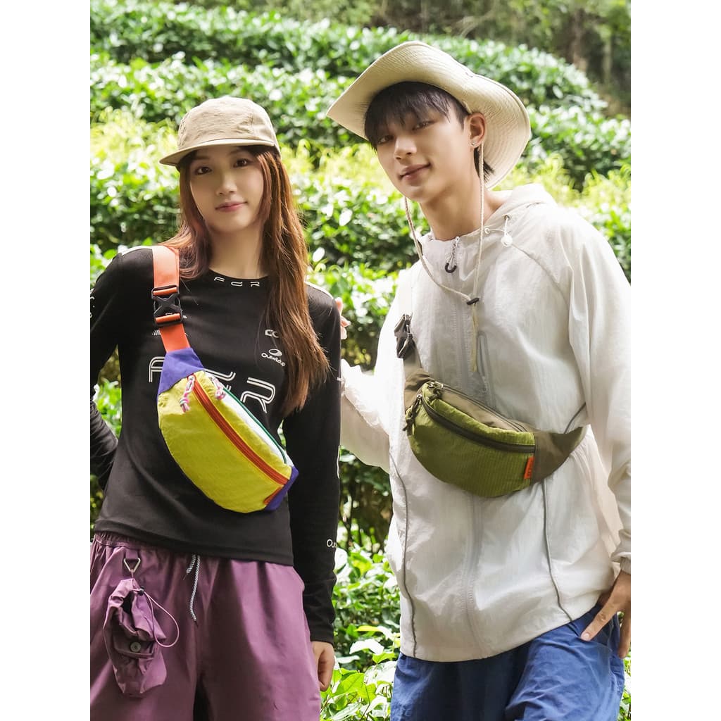 Esportes Cross-body ciclismo saco de peito feminino 2026 novo estilo bolsa de cintura nicho muitas melamina bolsa de omb