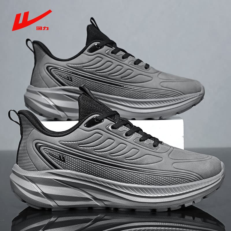 Puxar para trás sapatos masculinos 2026 novo estilo outono leve absorção de choque tênis de superfície de couro sola mac