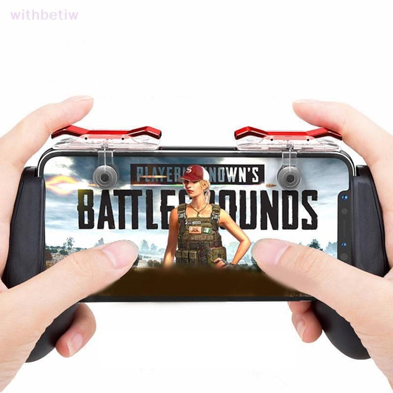 (withbetiw) D9 PUBG Controlador De Jogo Gamepad Celular L1 R1 Gatilho Tiro Mira Chave Bunda Novo