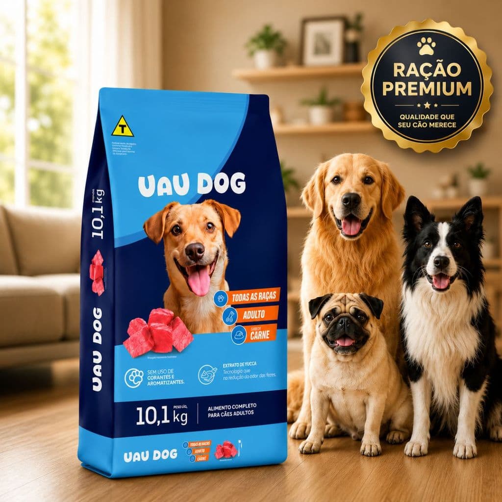 Ração UAU DOG ADULTO 10,1 KG