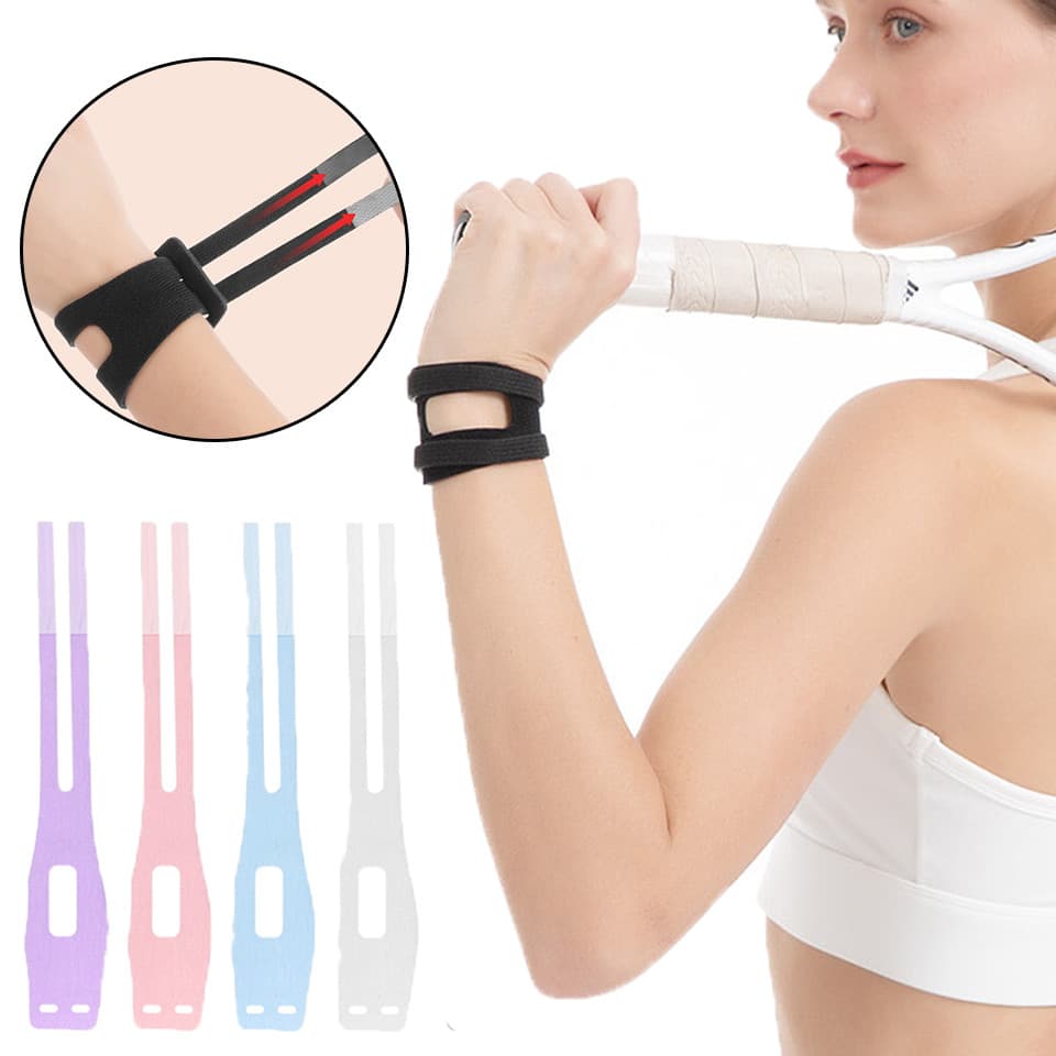 1 Peça Cinta De Pulso De Pressão Exposição Ajustável Yoga Badminton Respirável Esporte Embrulho Pulseira