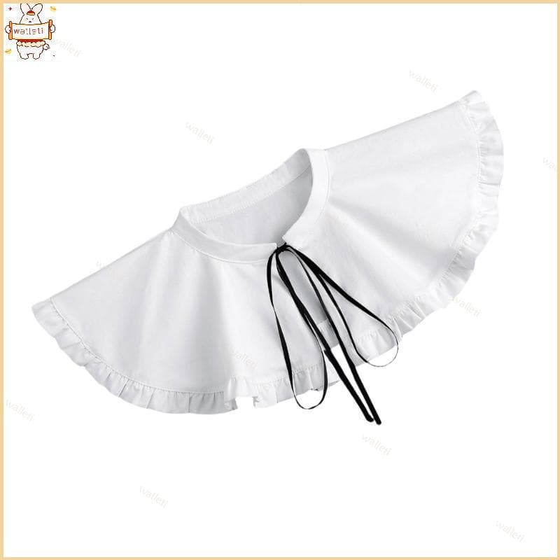 Amarrar Destacável Plissado Guarnição Falsa Para Camisa Feminina Gravata Camisola Vestido Roupas Acces