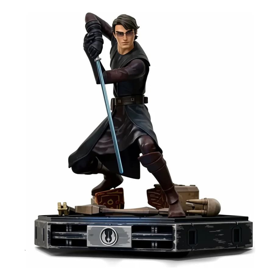 Iron Studios Anakin Skywalker Clone Wars Estátua Star Wars Peça Colecionável para Exibir e Decorar