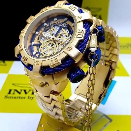 Relógio Invicta Thunderbolt Skeleton Dourado